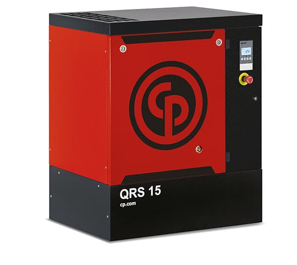 Chicago Pneumatic, QRS15, 15hp rotary screw air compressor, base mount